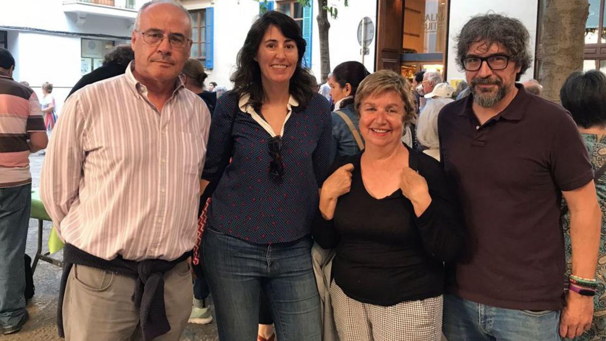 Toni Amengual, Belén Álvarez, Magdalena Esteva y Mariano Santos.