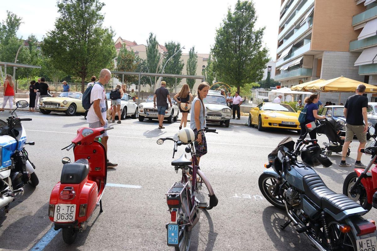 Exposició de motos i cotxes clàssics
