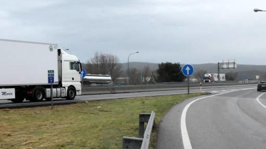 El punt de l&#039;autopista on va produir-se l&#039;atropellament mortal.