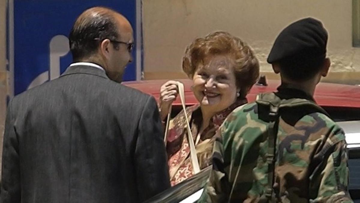 Lucía Hiriart, esposa del exdictador chileno Augusto Pinochet.