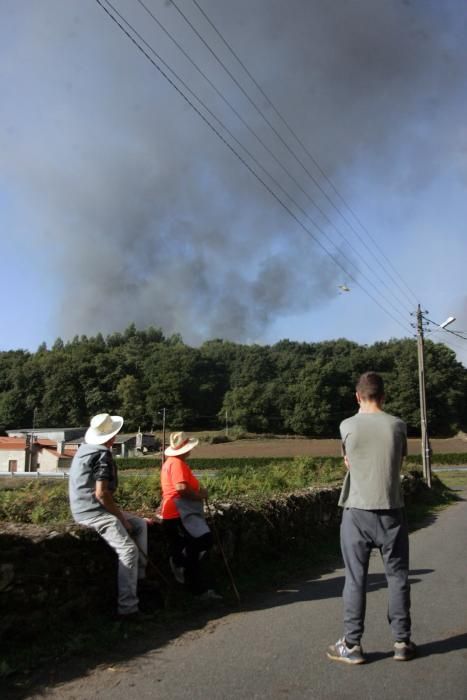 Incendio en Silleda