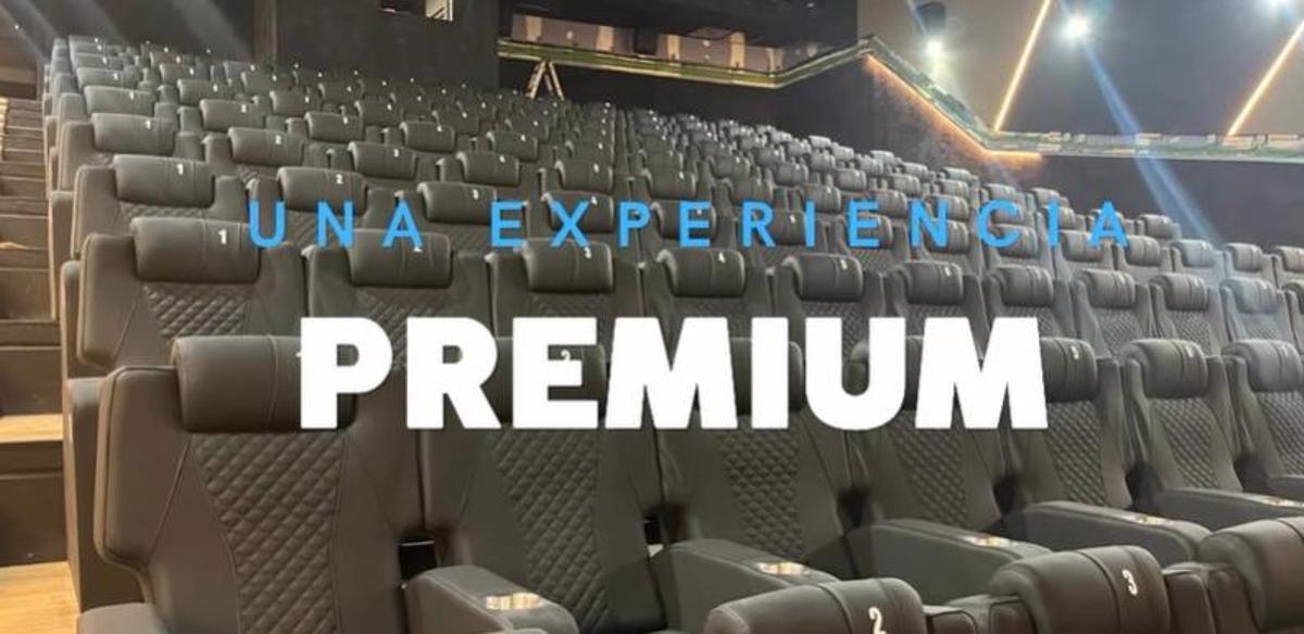 Una de las cuatro salas de los cines de Paseo del Mar