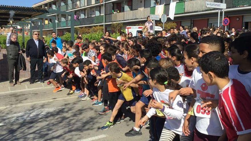 La cursa de les escoles de Palafrugell reuneix 500 alumnes