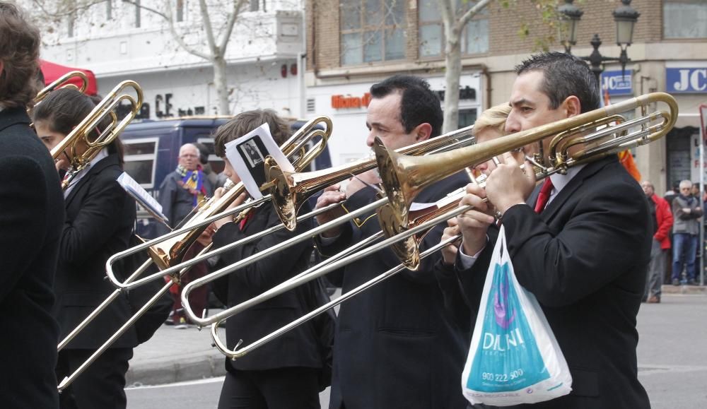 El pasodoble 'Els Poblets' suena en Mestalla