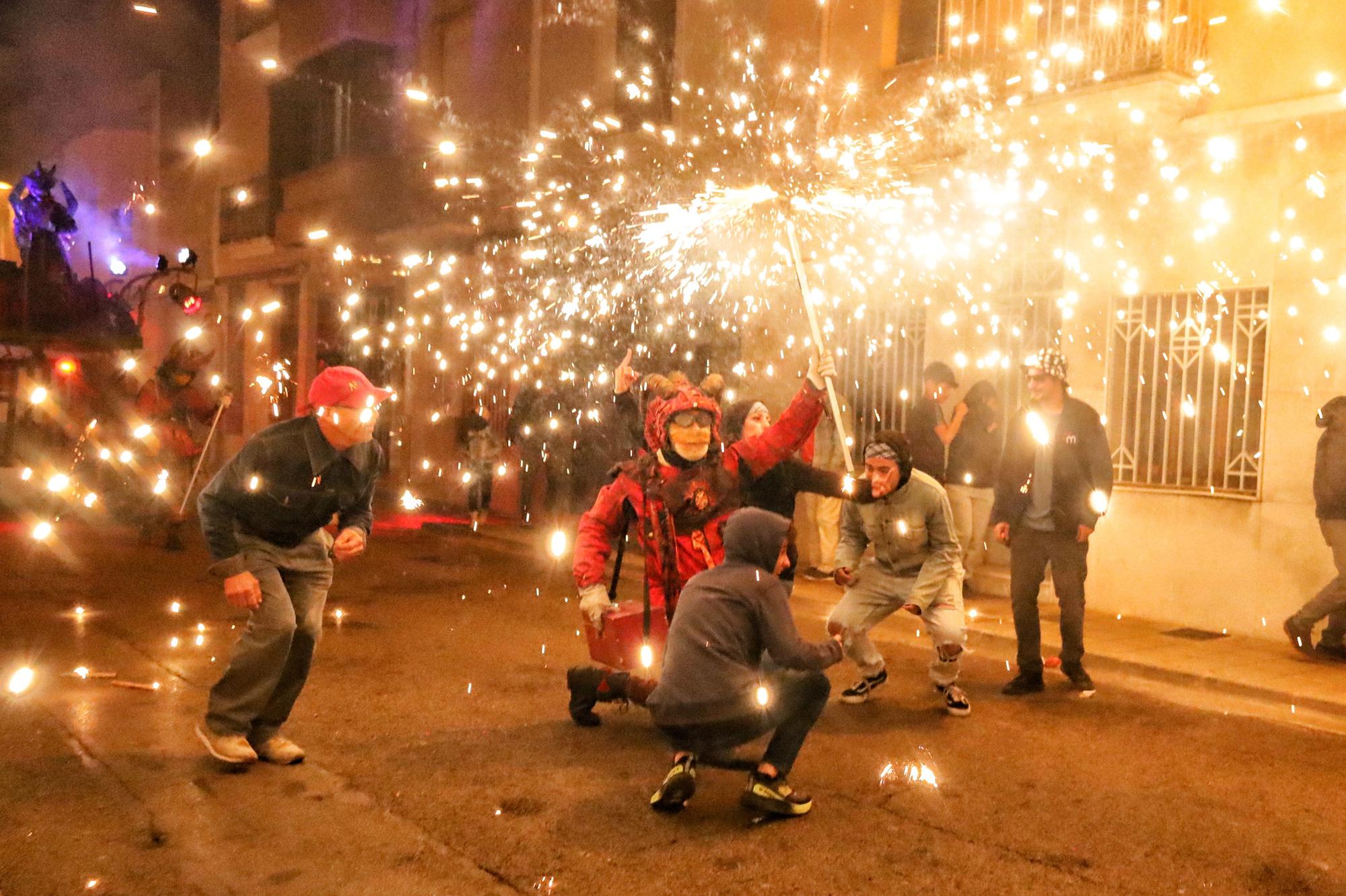 GALERÍA: Las mejores imágenes de los 'correfocs' el último día de fiestas en Vila-real