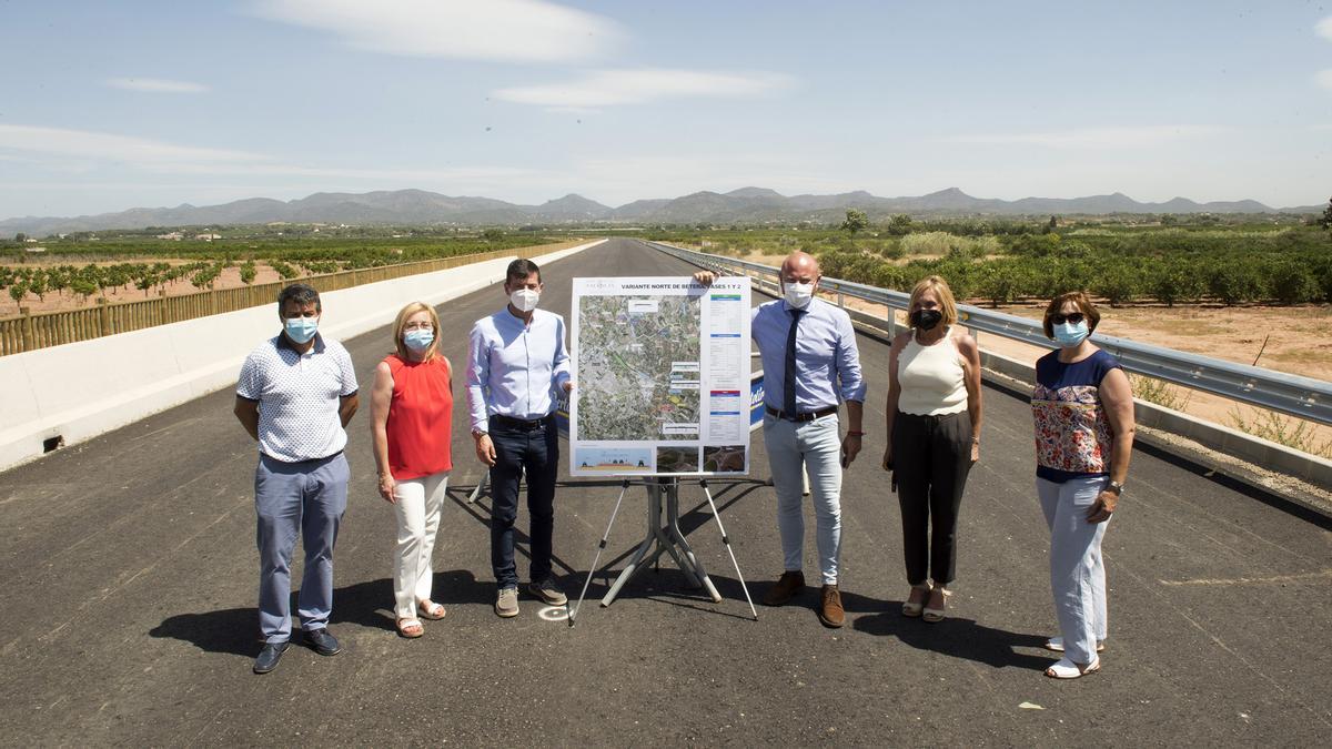 Visita a las obras de la Variante de Bétera