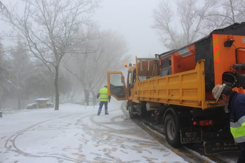 Nieve en la provincia de Córdoba