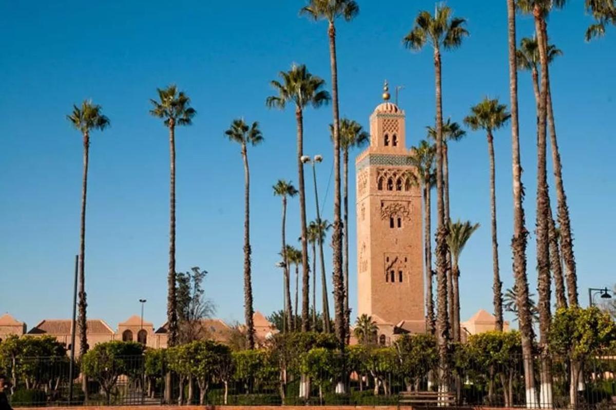 La mezquita Koutoubia de Marrakech es la más grande de Marruecos.