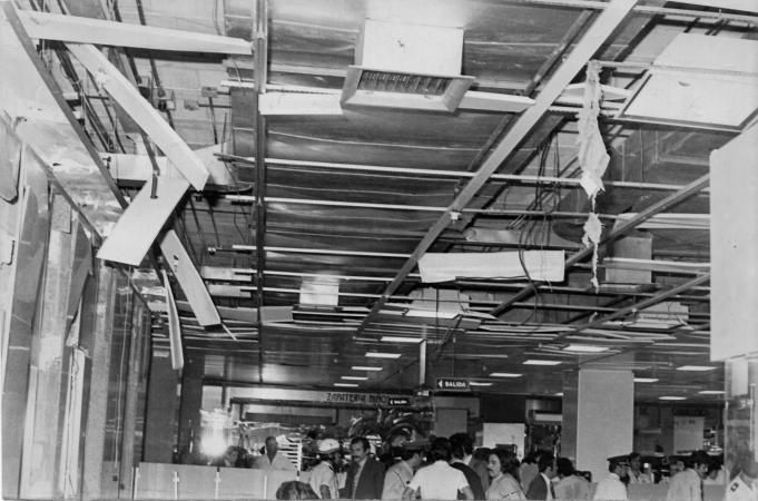 Atentado en El Corte Inglés de la capital grancanaria en 1977.