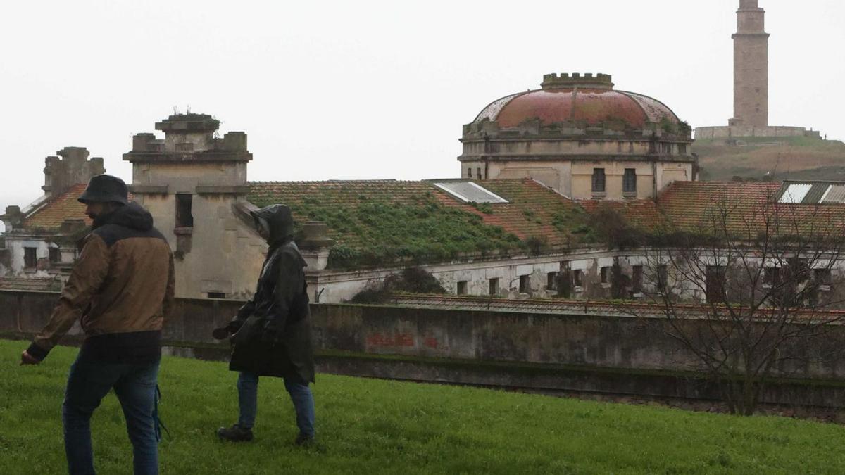 Tejados de la antigua cárcel provincial de A Coruña. | Iago López
