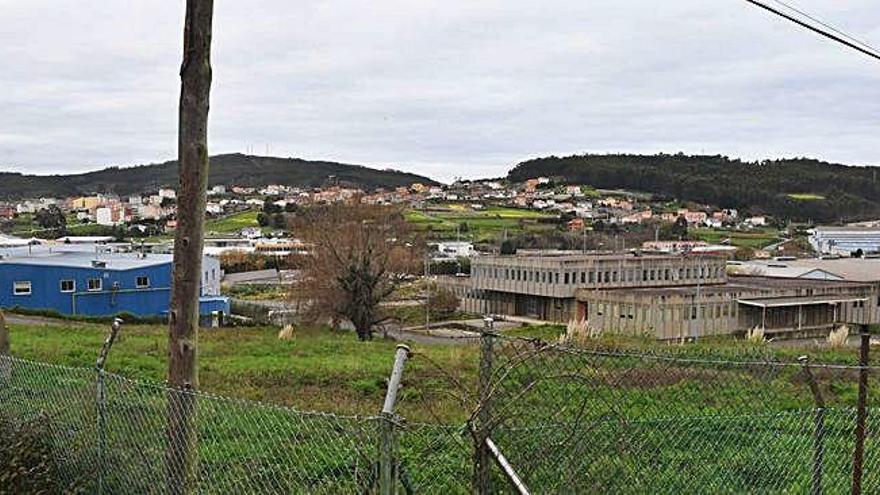 Vista de la parcela del Gobierno central en Sabón.