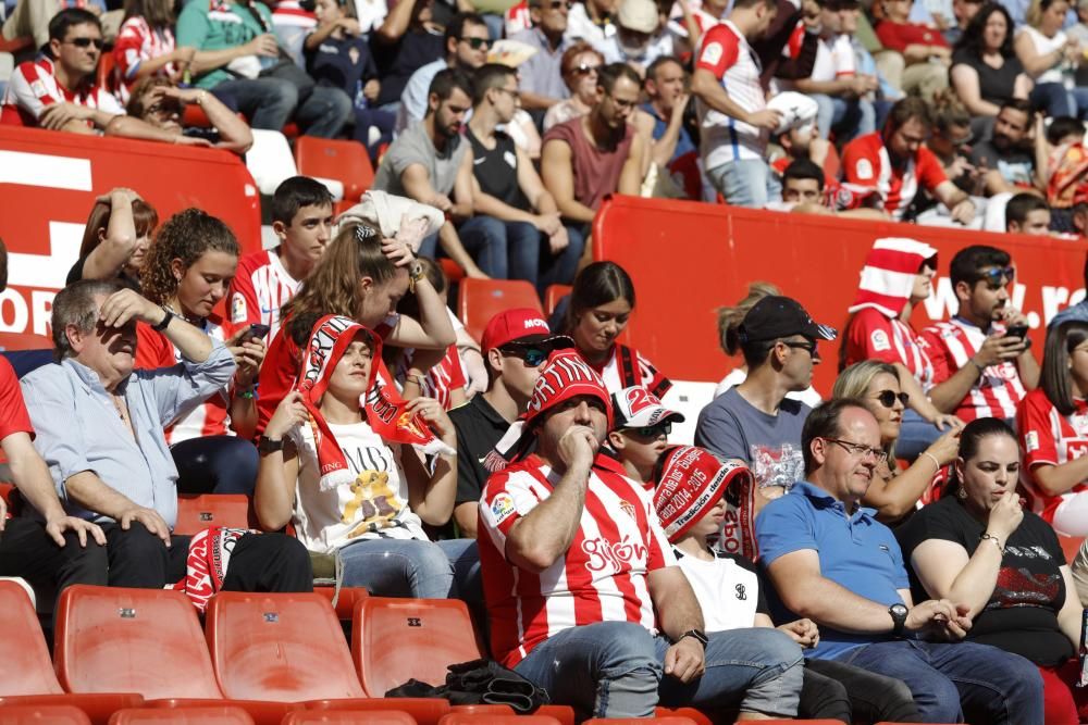 El Sporting 1 Alcorcón 3 en imágenes