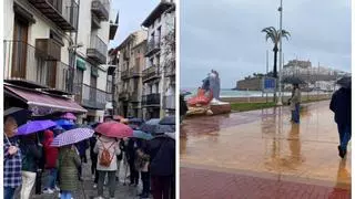 Castellón arranca una Pascua «de lleno» con catalanes y madrileños, pese al tiempo