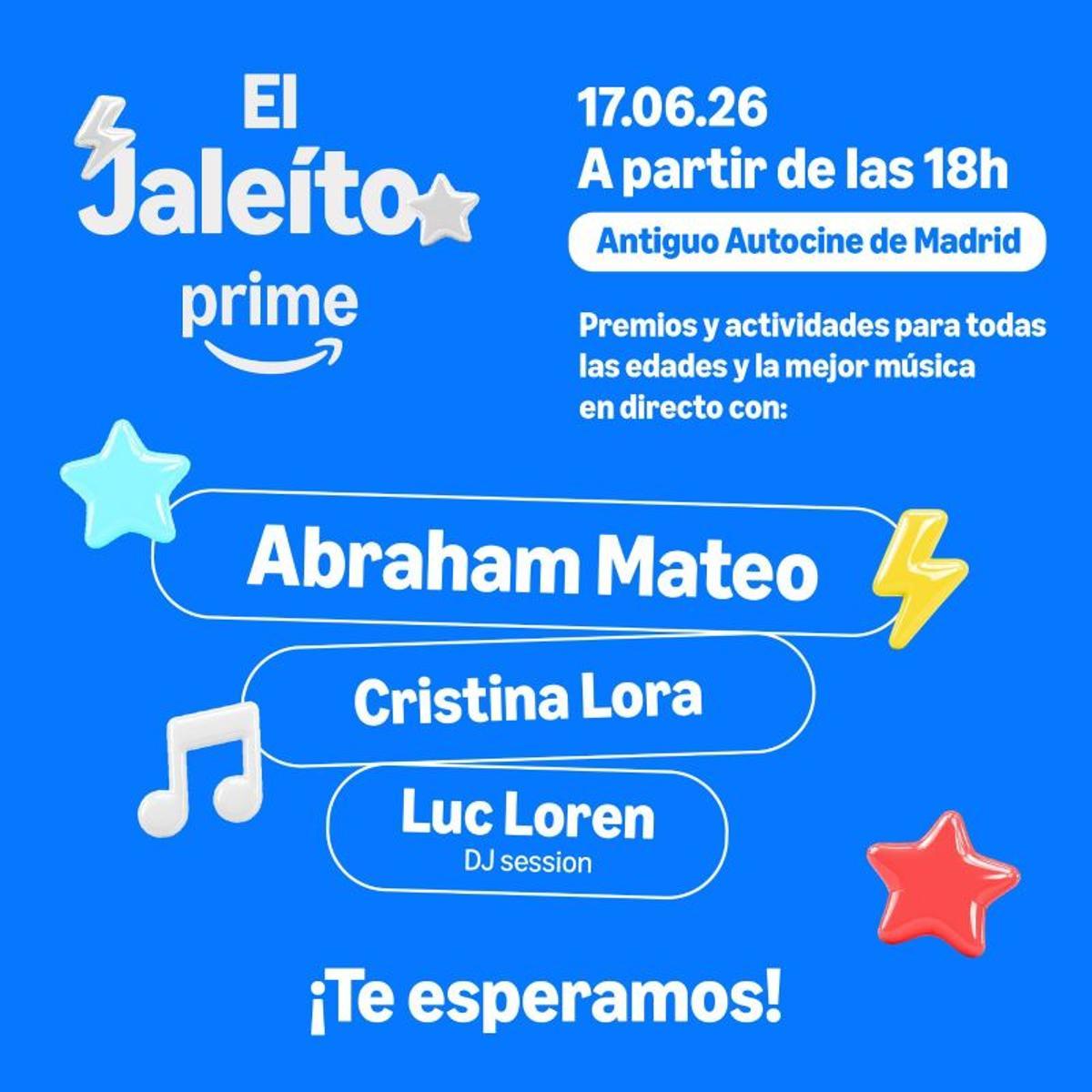 El cartel de El Jaleíto Prime de Amazon tiene pintón