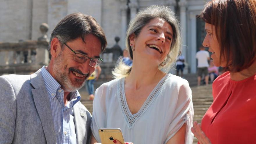 Les autoritats han presentat el web interactiu sobre Prudenci Bertrana a Girona