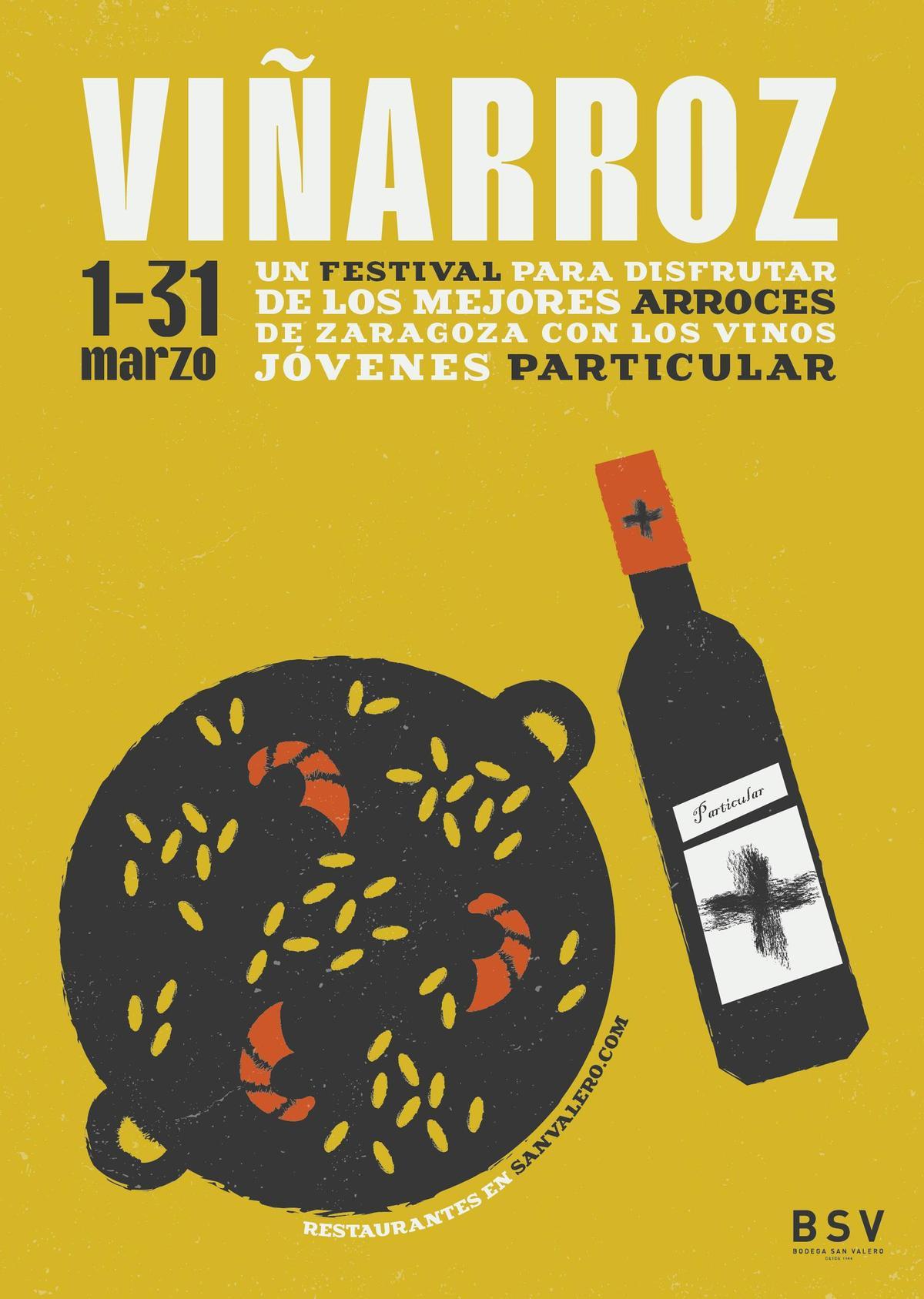 Cartel de la primera edición del Viñarroz.