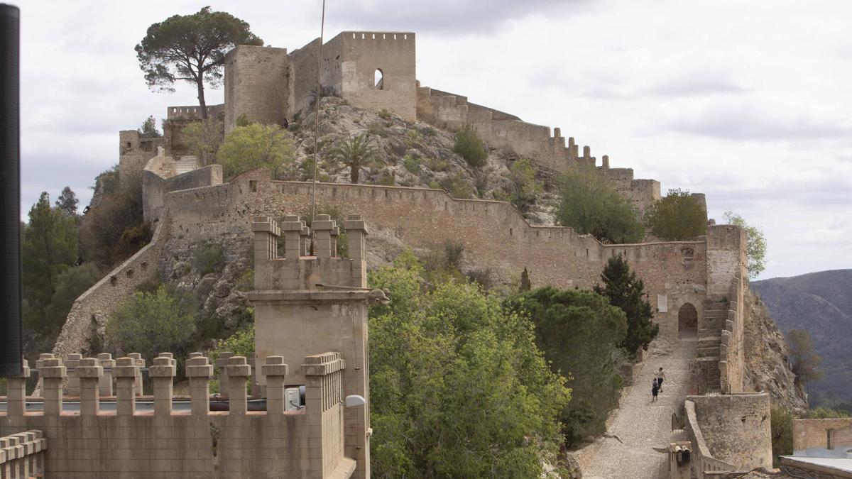 El Castell de Xàtiva, en una imagen reciente.