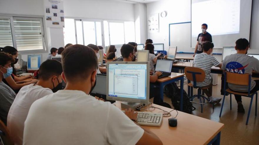 Una clase en el IES Zoco, uno de los centros participantes en el proyecto Desenreda.