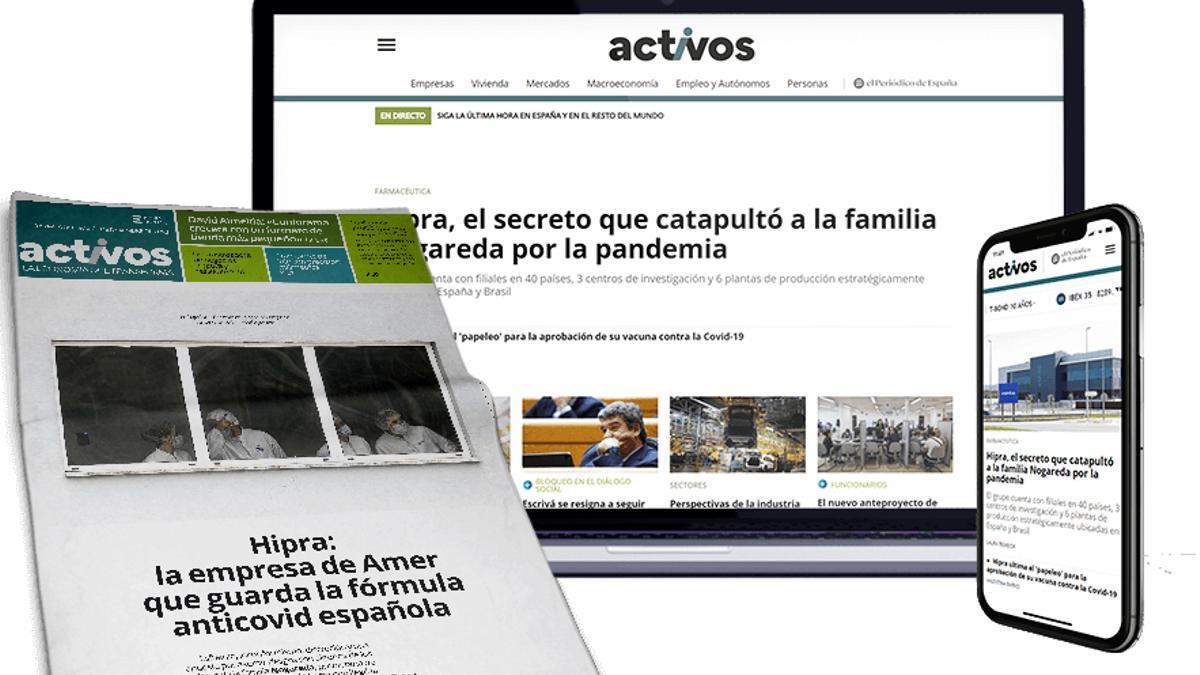 ‘activos’ estará disponible cada domingo en papel y en versión digital a través de la web de este diario.