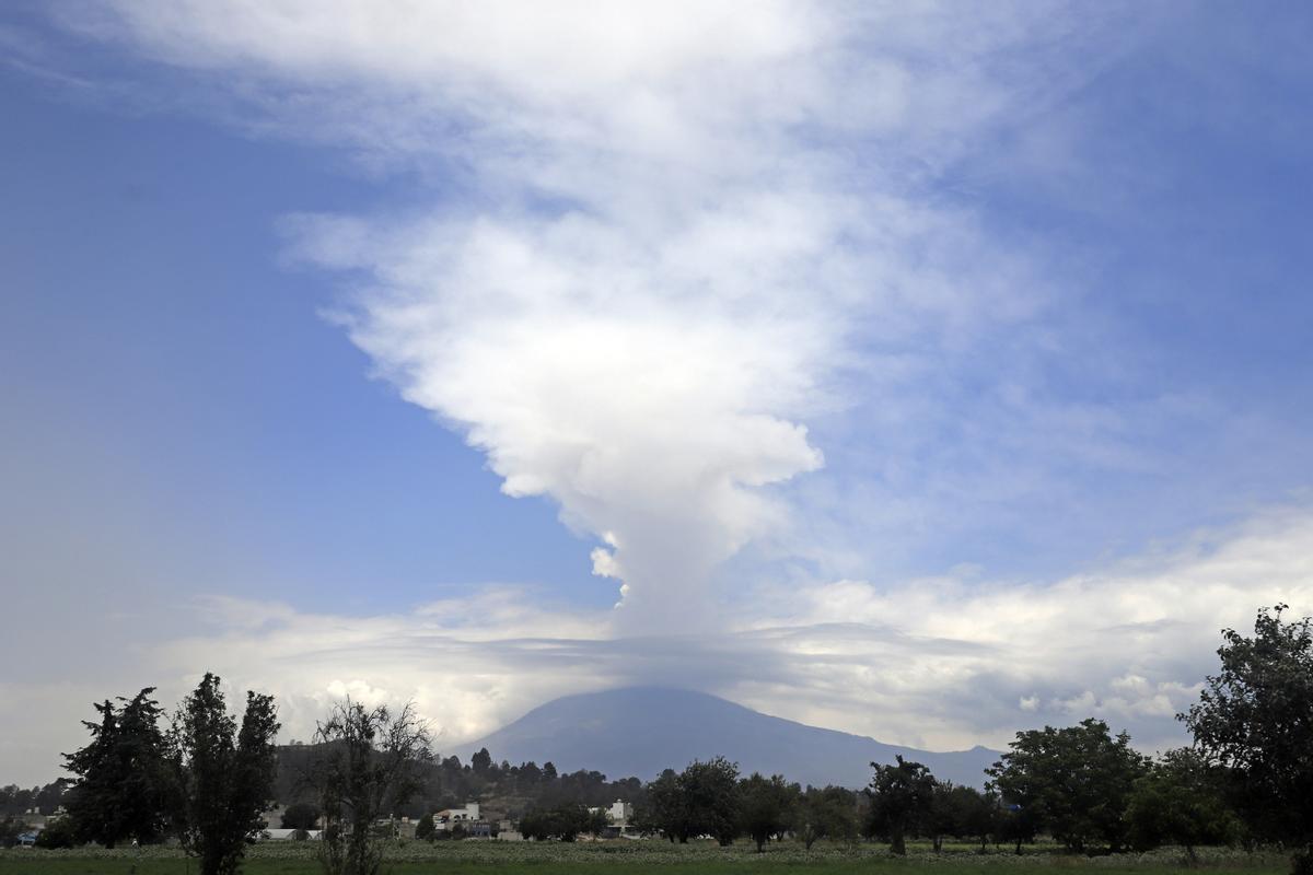 Alerta en México por la actividad del volcán Popocatepetl