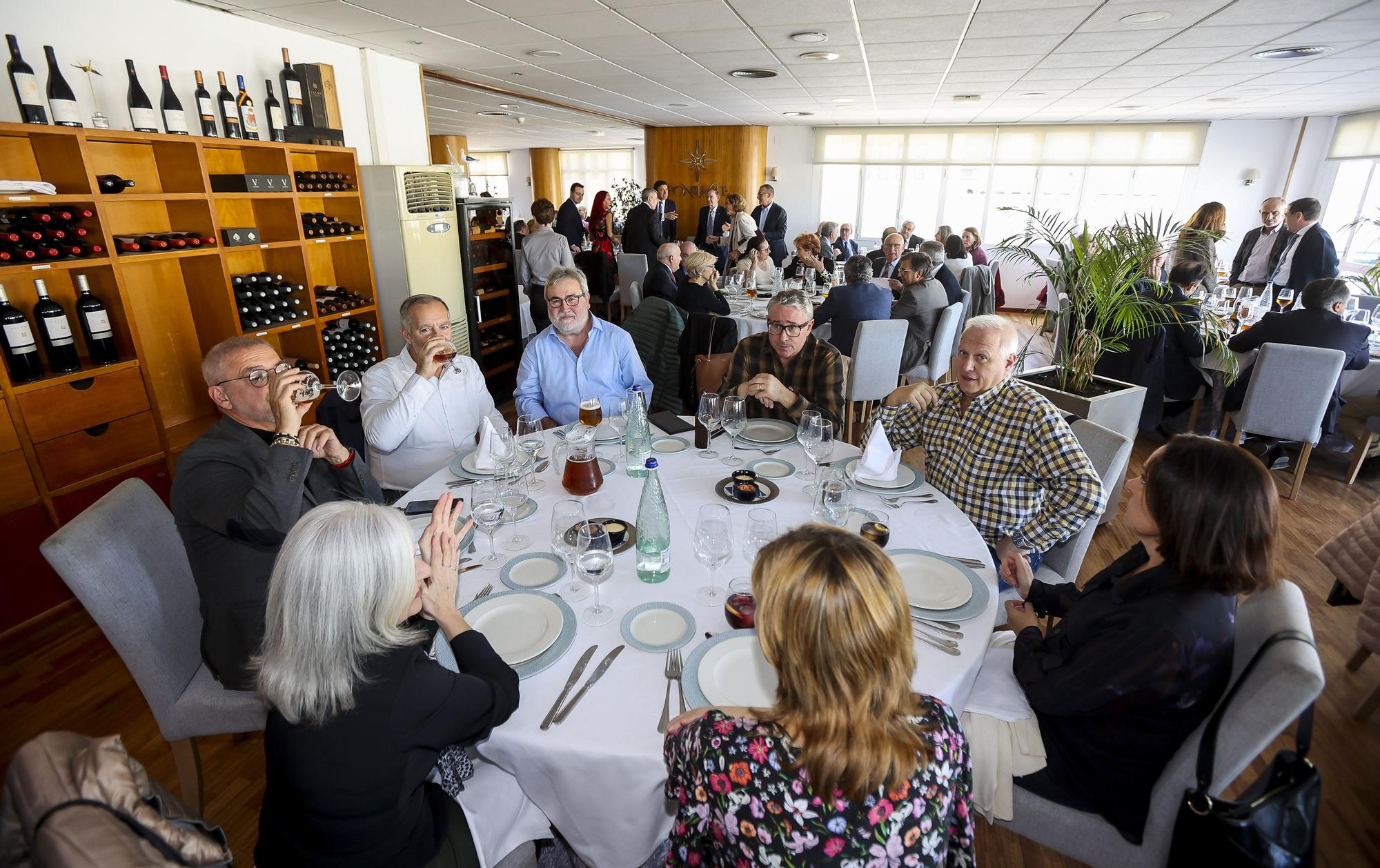 Comida despedida del magistrado de la Sección Sexta de la Audiencia Provincial José María Rives con motivo de su jubilación