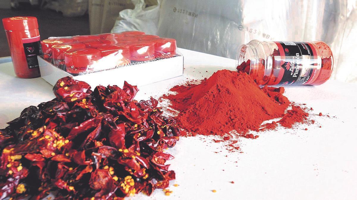 El pimentón es uno de los principales productos exportados por la Región de Murcia.