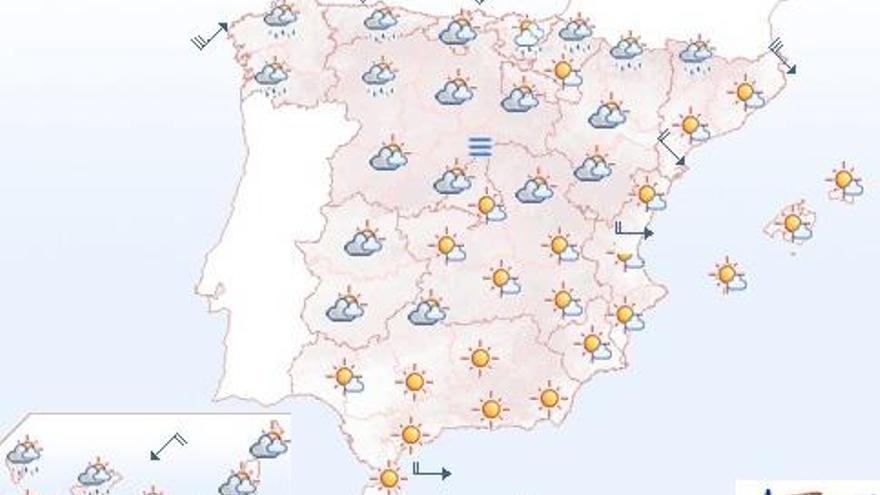 Previsión meteorológica para el 11 de Noviembre.