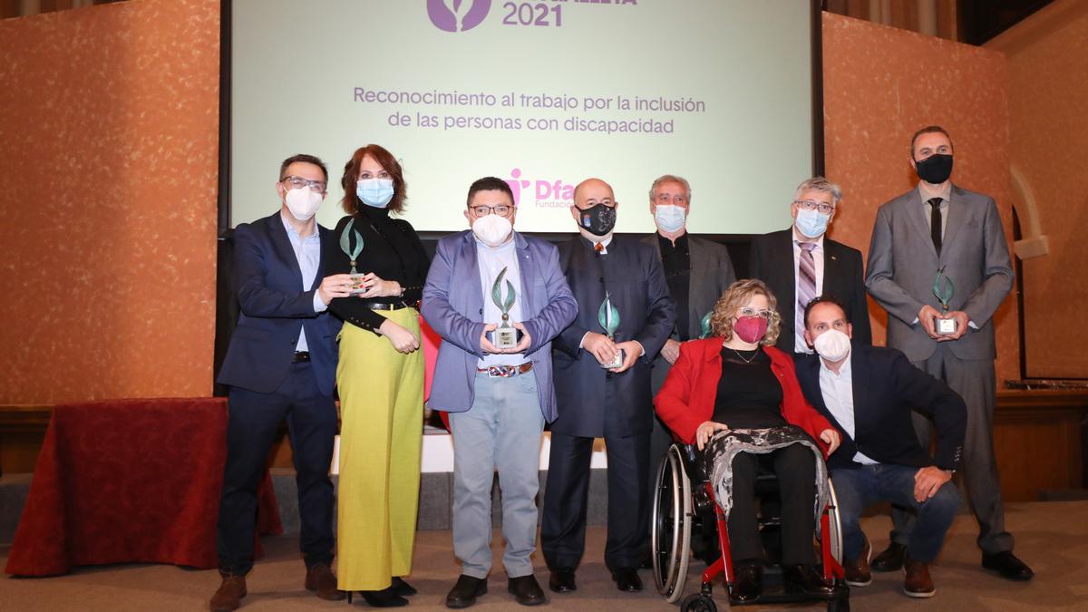 Los premios Zangalleta 2021 reconocen la labor que realizan distintas entidades en favor de la inclusión de personas con discapacidad