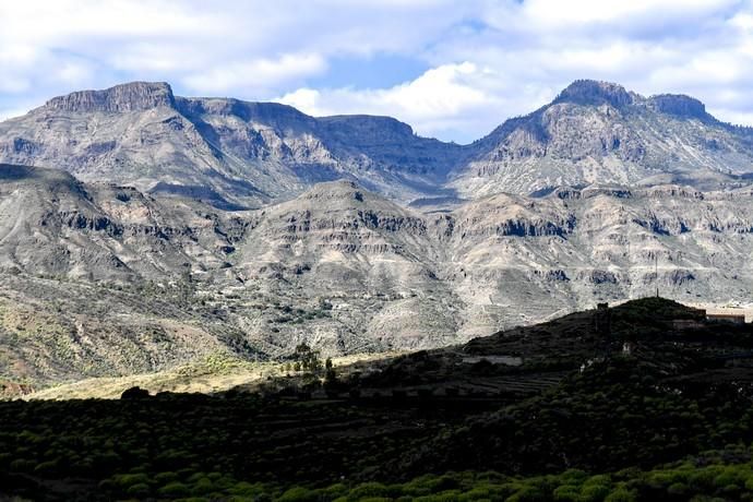 GRAN CANARIA 26-01-2019  SANTA LUCIA DE TIRAJANA-SAN BARTOLOME DE TIRAJANA. Fotos al macizo de Amurga. Fotos a los terrenos de la familia de Román comprados por el Cabildo.  FOTOS: JUAN CASTRO