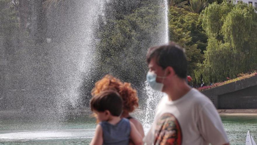 Una jornada anterior de calor en Santa Cruz de Tenerife.