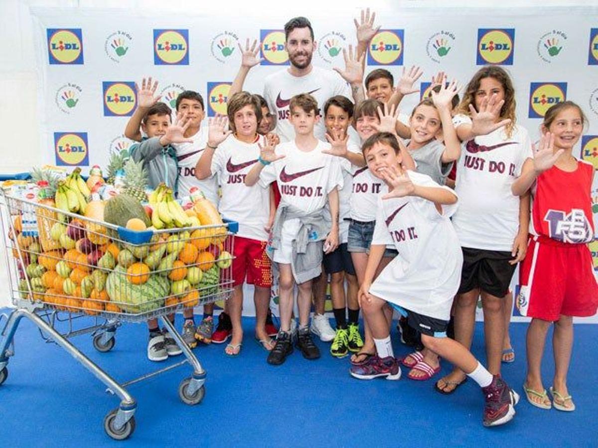 Rudy Fernández y Lidl anotan un triple por la alimentación saludable