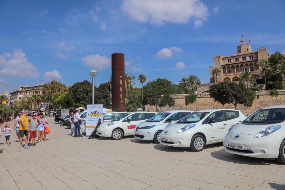 La Semana de la Movilidad de Palma arranca con una muestra de vehículos eléctricos