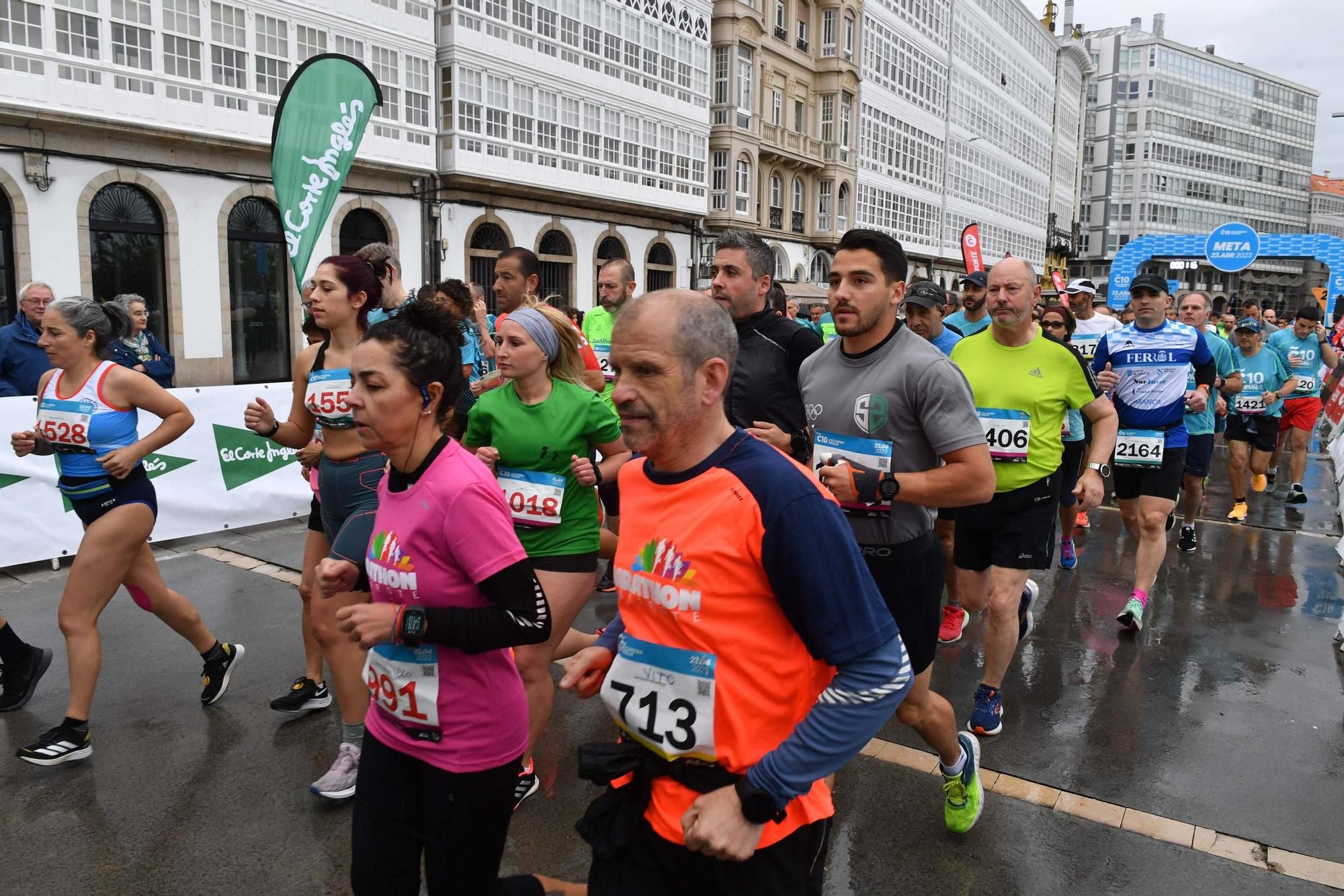 Carrera popular Coruña10: 2.186 corredores cruzaron la línea de meta