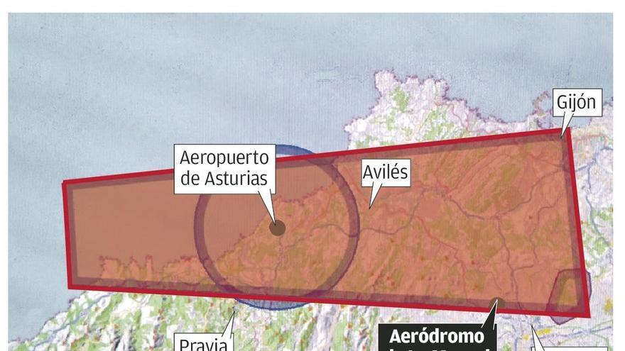 Un cambio en el mapa aéreo impide salir de La Morgal en ultraligero desde el jueves