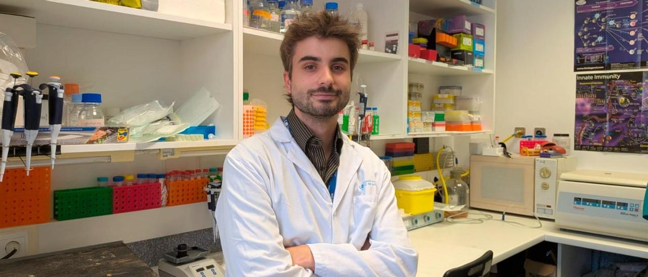 Nicolás De la Madrid, en el Instituto de Investigación Sanitaria, en el Hospital 12 de Octubre.
