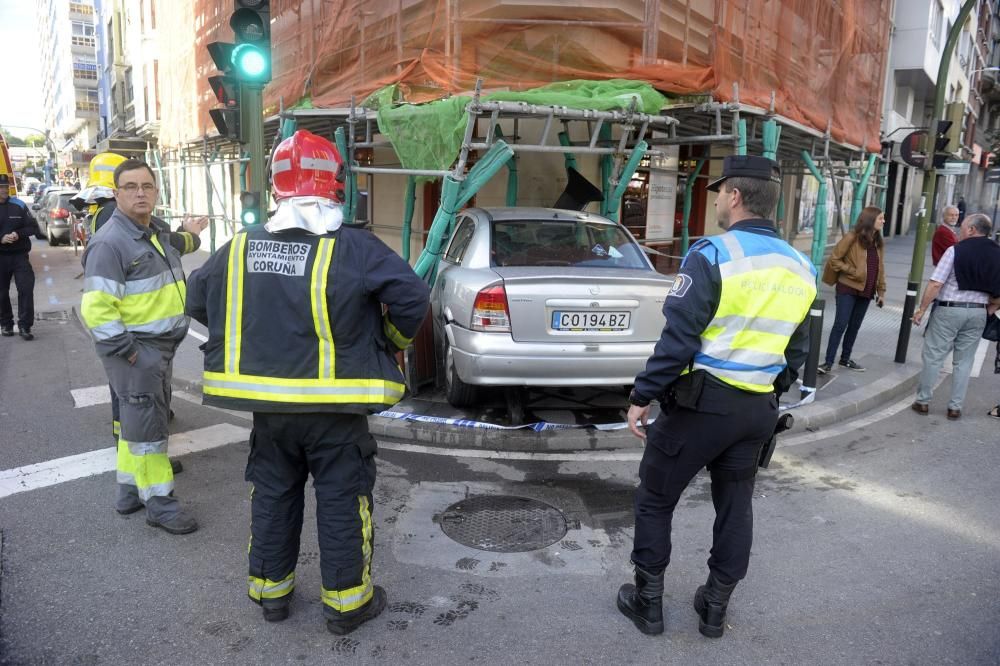 Accidente en la avenida de Oza