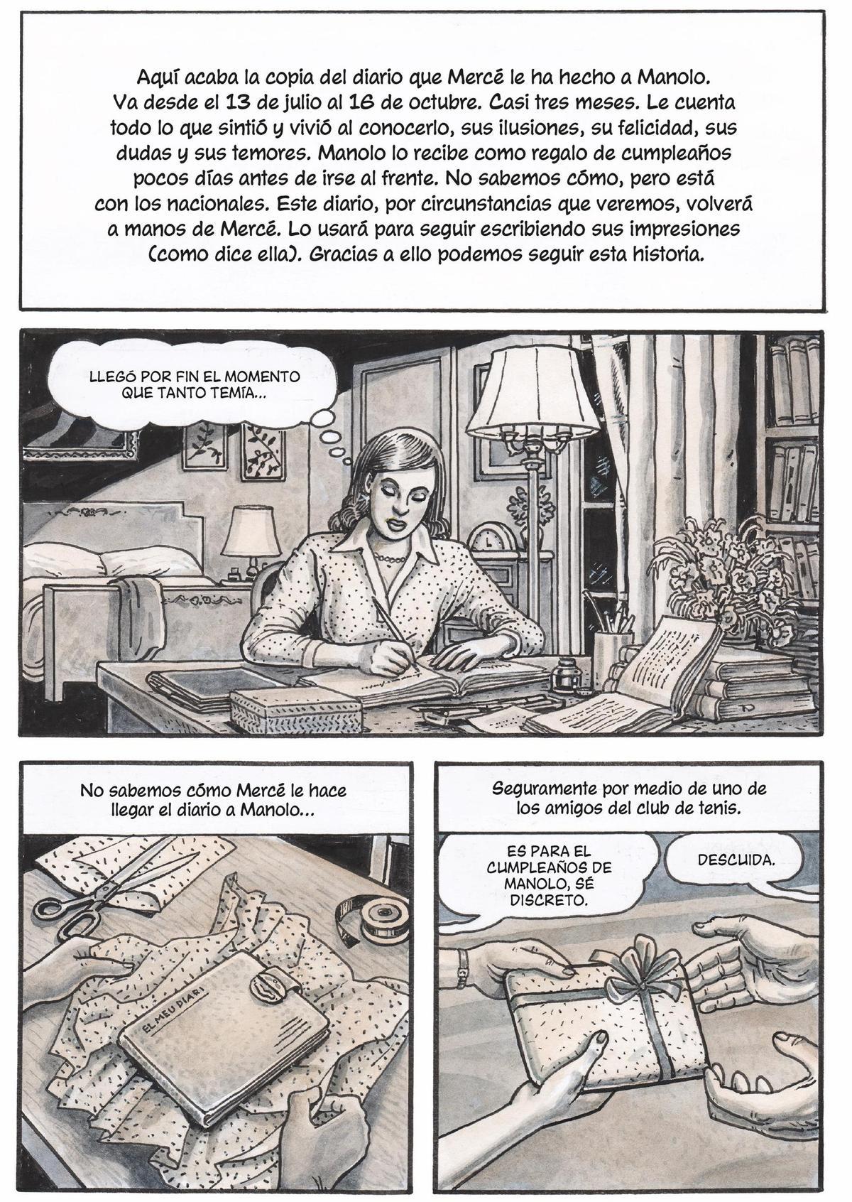 Página del nuevo cómic de Kim.