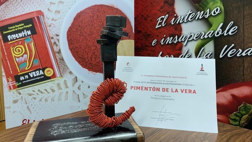 La DOP Pimentón de la Vera recibe el Premio “Producto Extremeño”