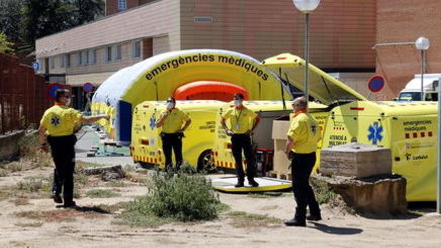 Hospital de campanya a Lleida.