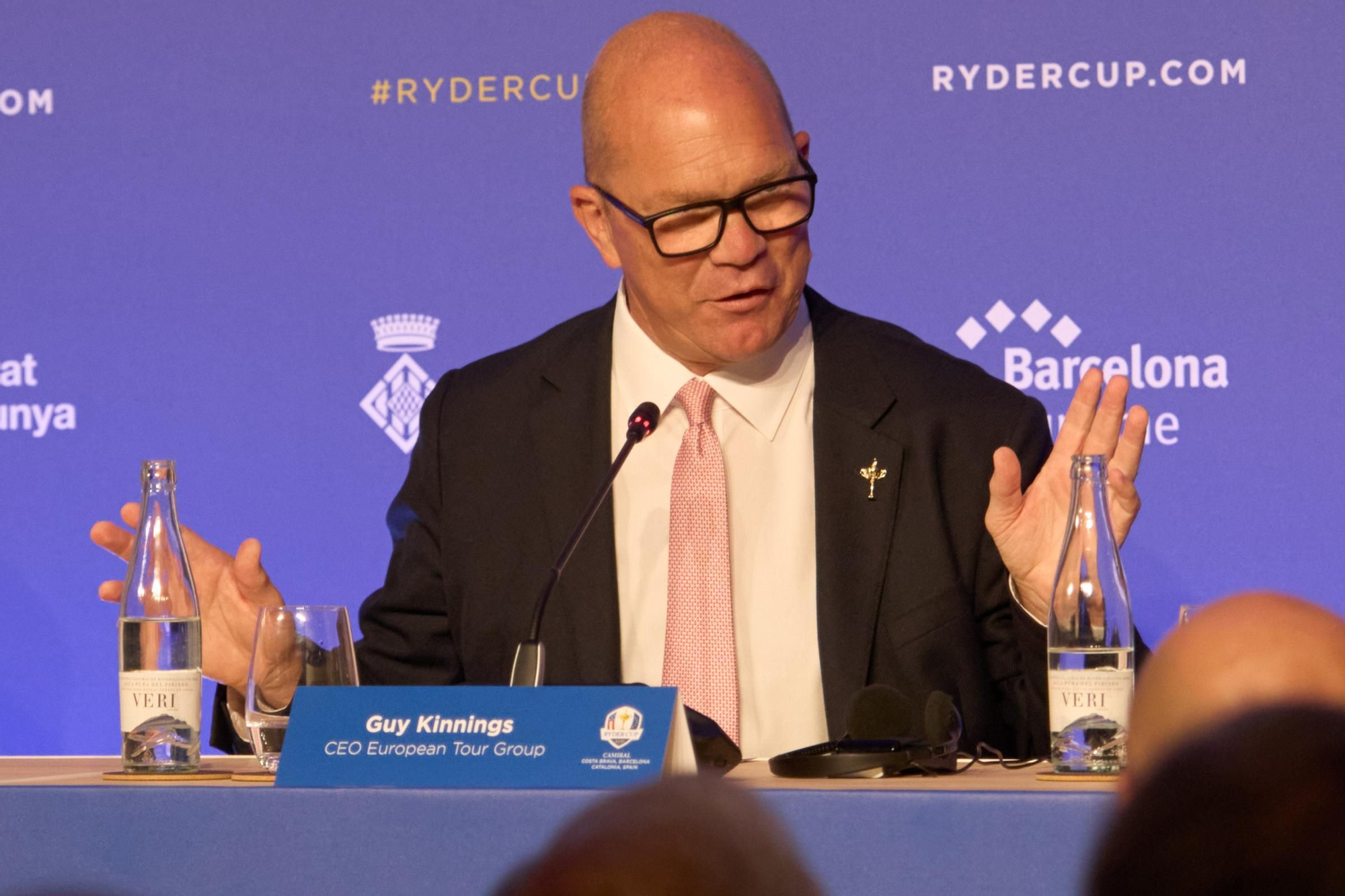 Les imatges de la presentació de la Ryder Cup 2031 a l'Hotel Camiral