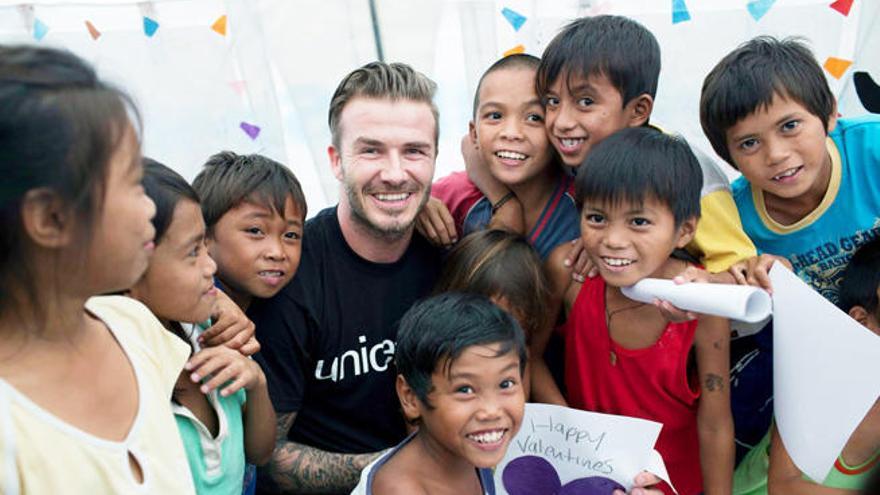 Beckham colabora con Unicef.