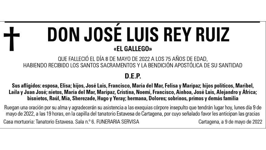 D. José Luis Rey Ruiz