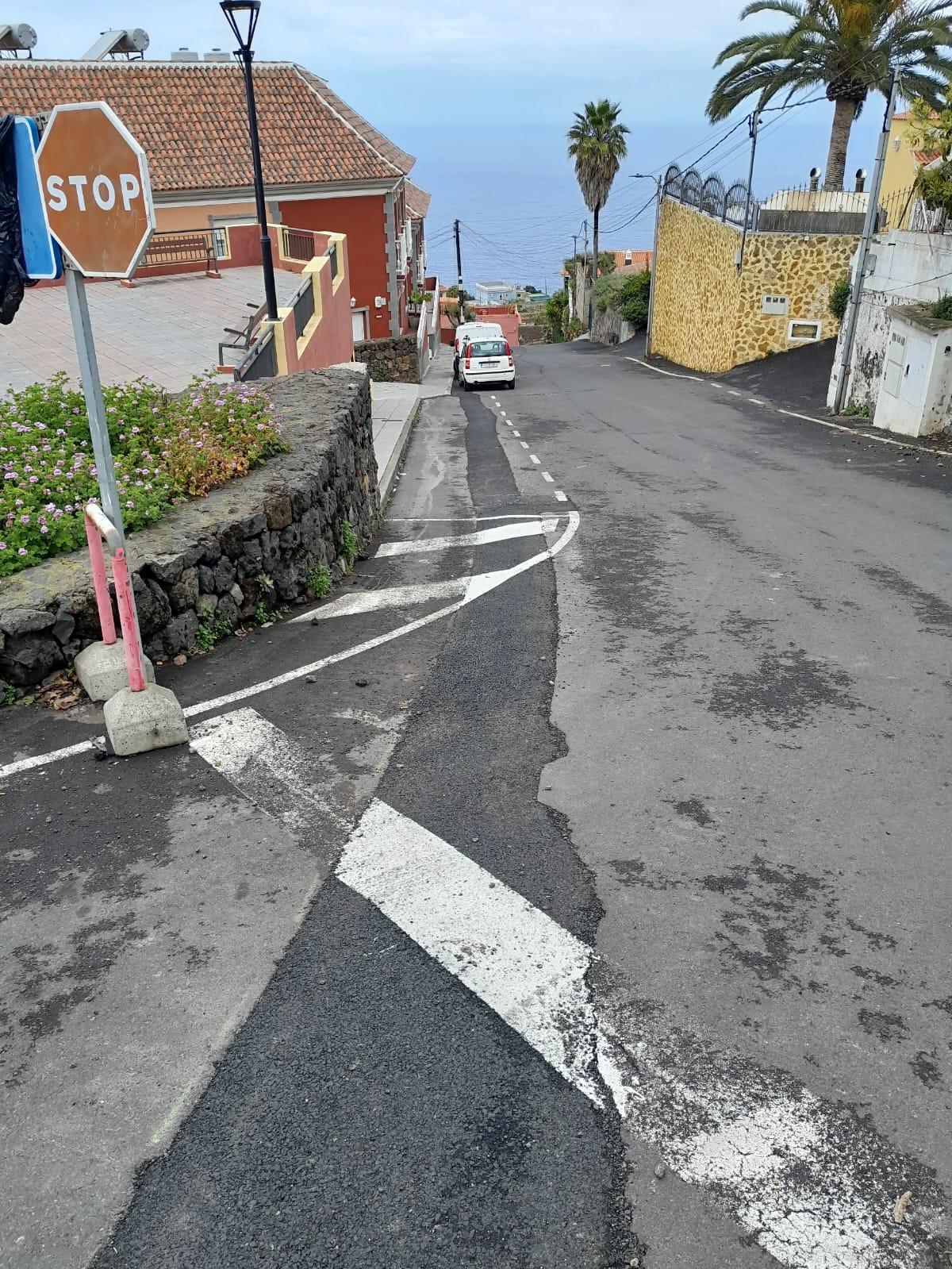 Obras realizadas por Endesa en La Matanza, en Tenerife
