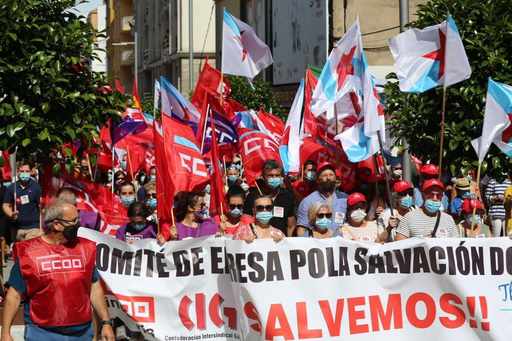 Manifestación en defensa de Thenaisie Provote.