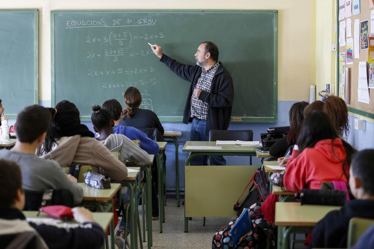 Alumnes en una escola.