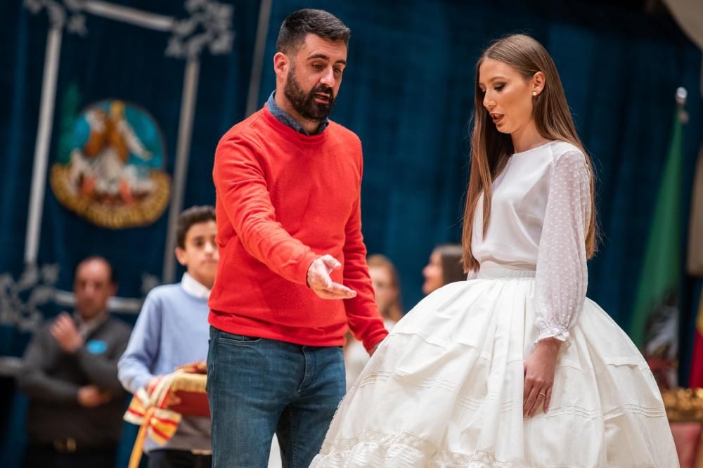 Ensayo de la exaltación de la falleras mayores de València 2019