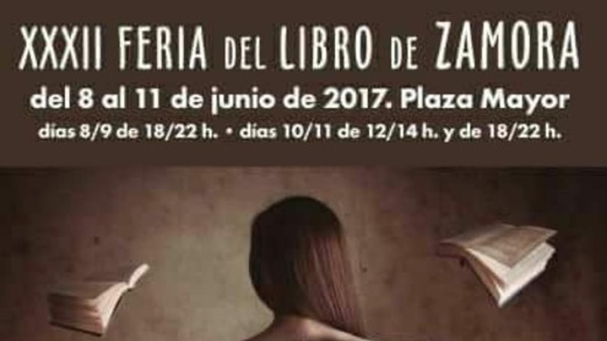 Cartel de la Feria del Libro de Zamora 2017.