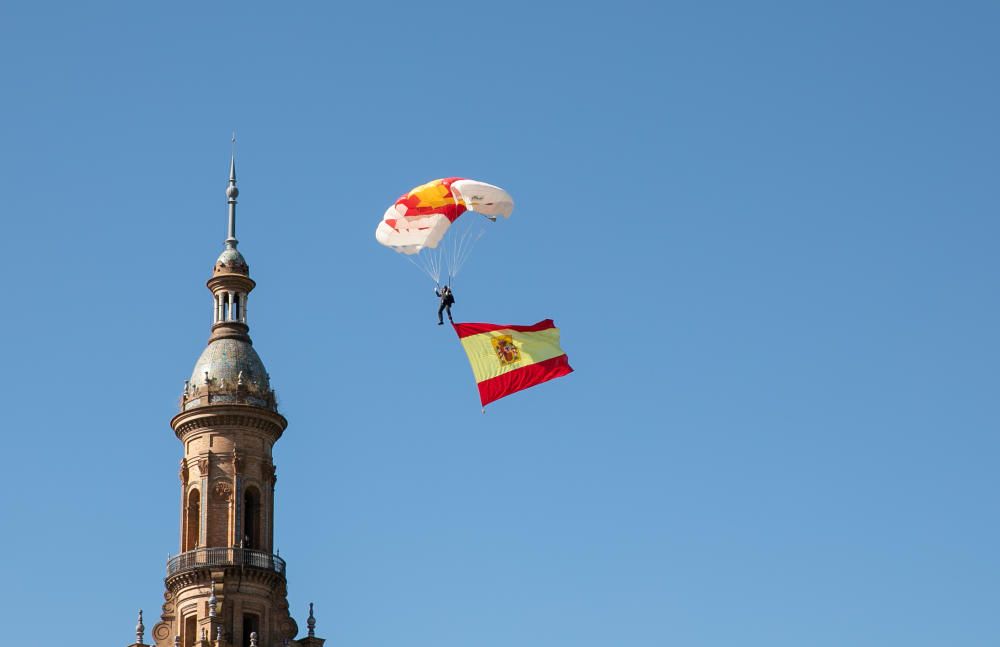 Jura de bandera civil en Sevilla.