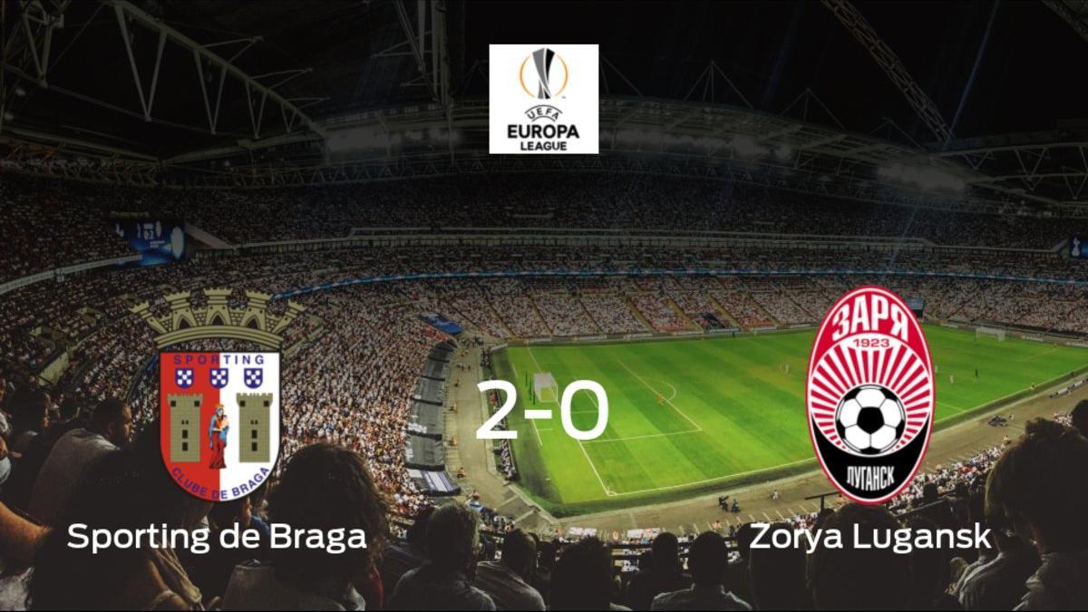 Tres puntos para el equipo local: Sporting de Braga 2-0 Zorya Lugansk