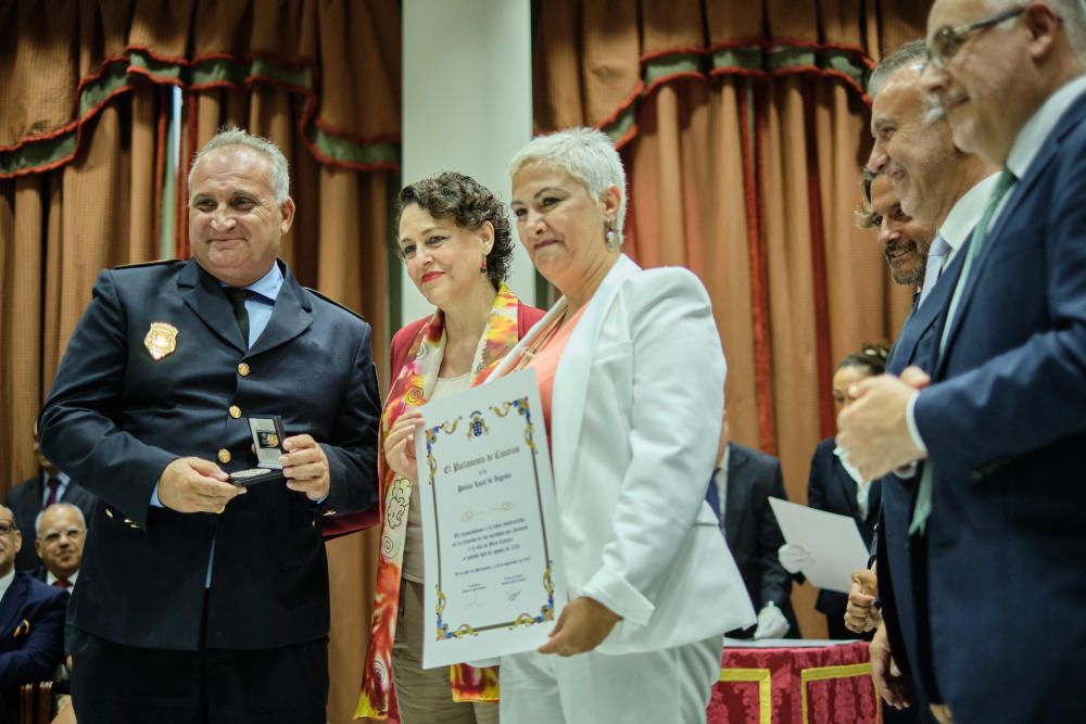 Incendios en Gran Canaria, homenaje a los 'héroes'